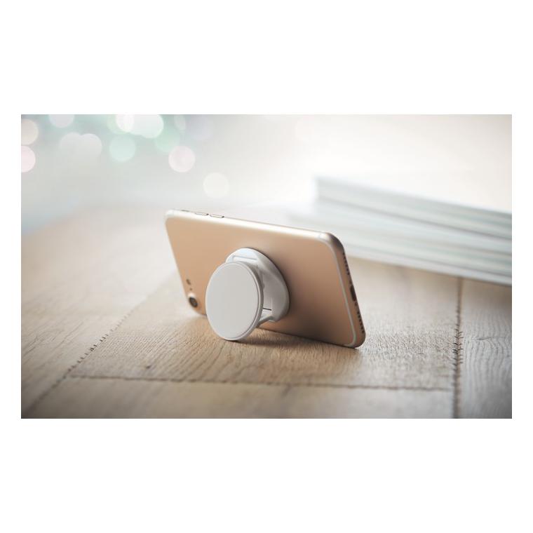 Suport telefon rotund DOT Alb