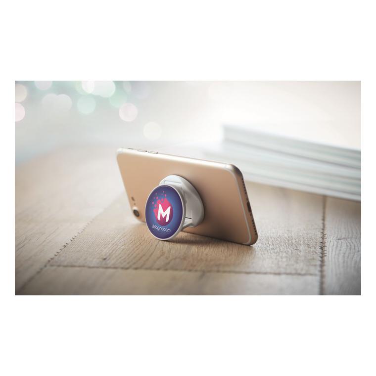 Suport telefon rotund DOT Alb