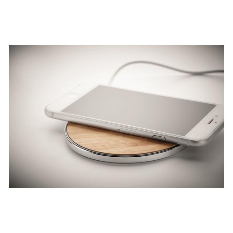 Încărcător rapid bambus fără fir DESPAD Natur