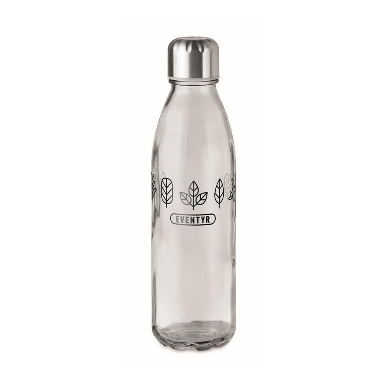 Sticlă de băut de 650 ml ASPEN GLASS Gri transparent