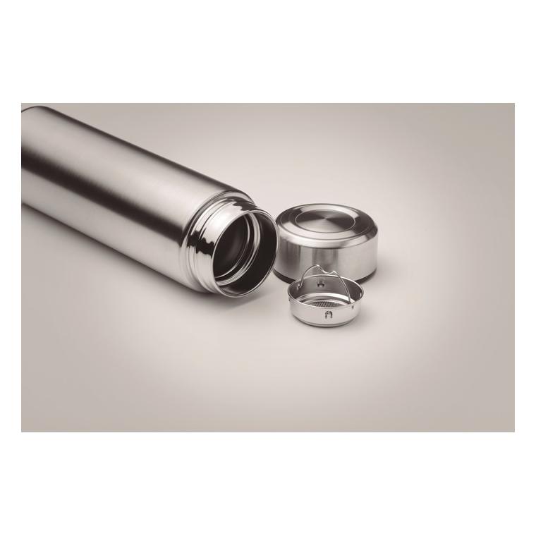 Sticlă cu perete dublu 425ml PATAGONIA Argintiu mat