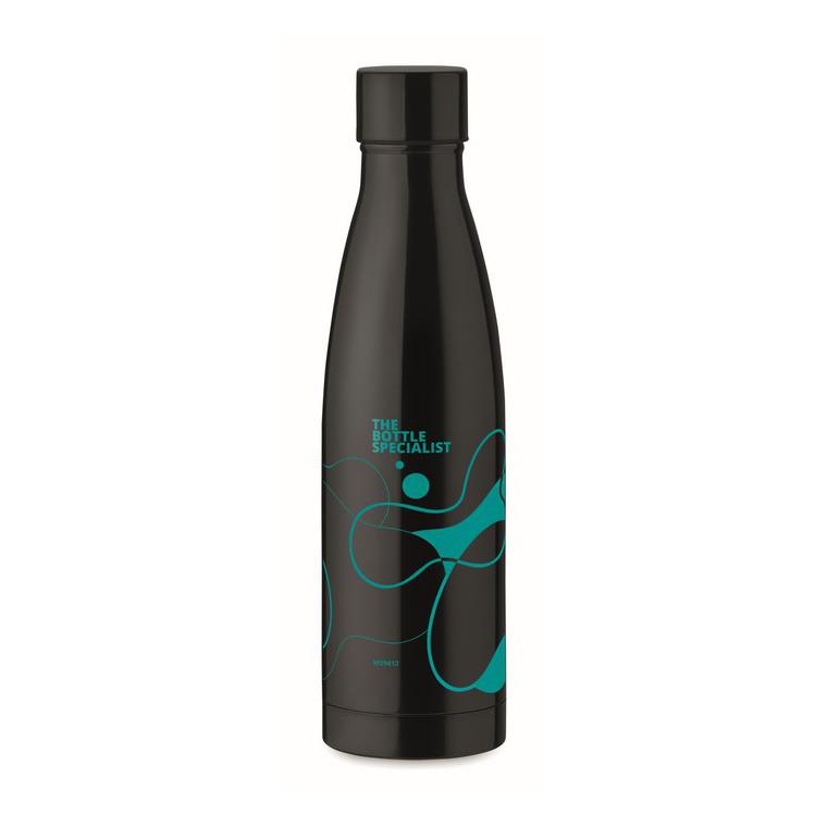 Sticlă cu perete dublu 500 ml BELO BOTTLE Negru