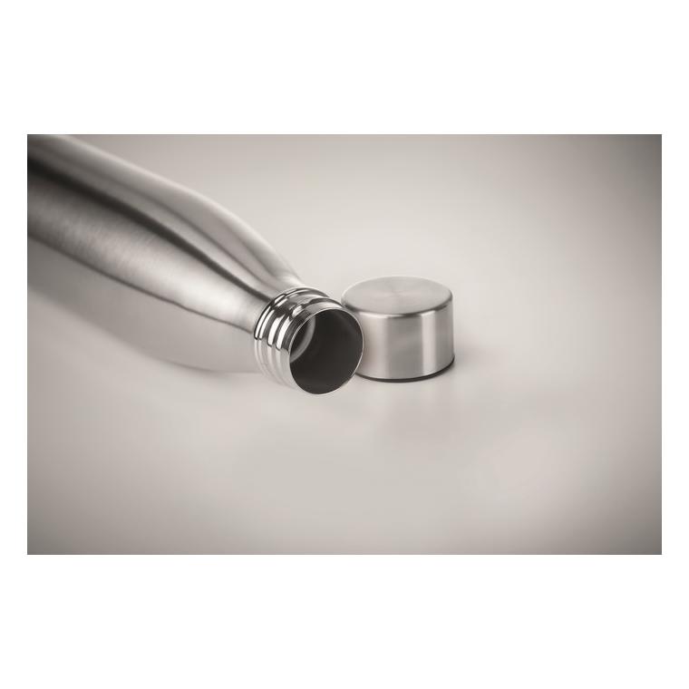 Sticlă cu perete dublu 500 ml BELO BOTTLE Argintiu mat