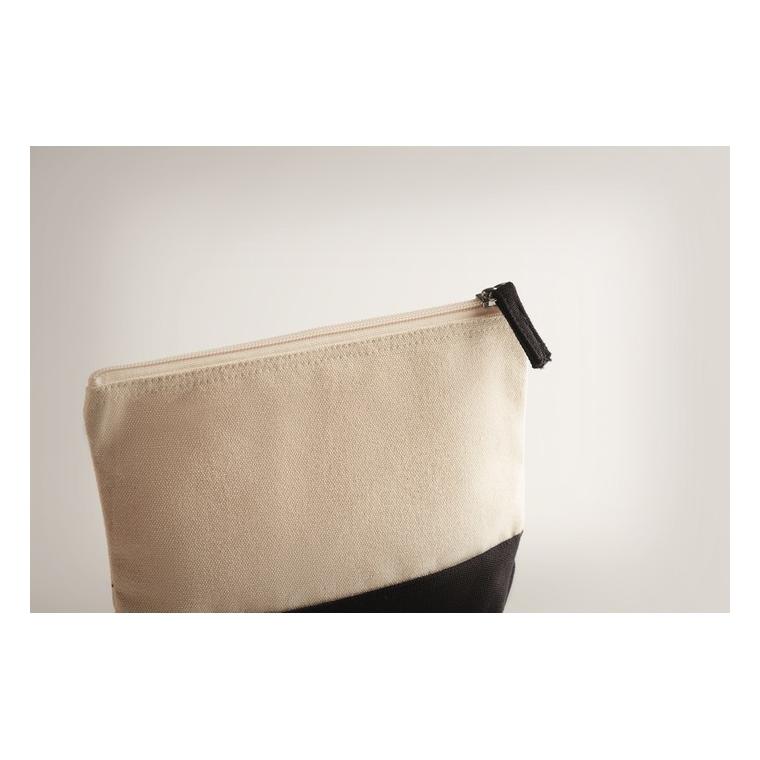 Geantă bicoloră pentru cosmetice KLEUREN Negru