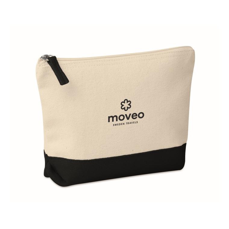 Geantă bicoloră pentru cosmetice KLEUREN Negru