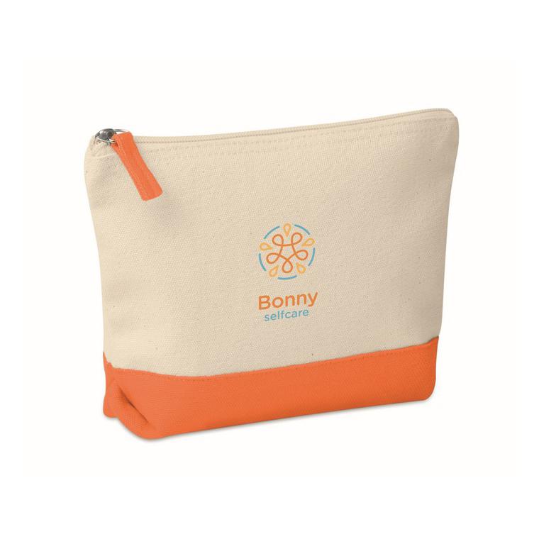 Geantă bicoloră pentru cosmetice KLEUREN Portocaliu