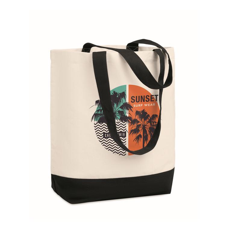 Geantă de plajă din canvas KLEUREN BAG Negru