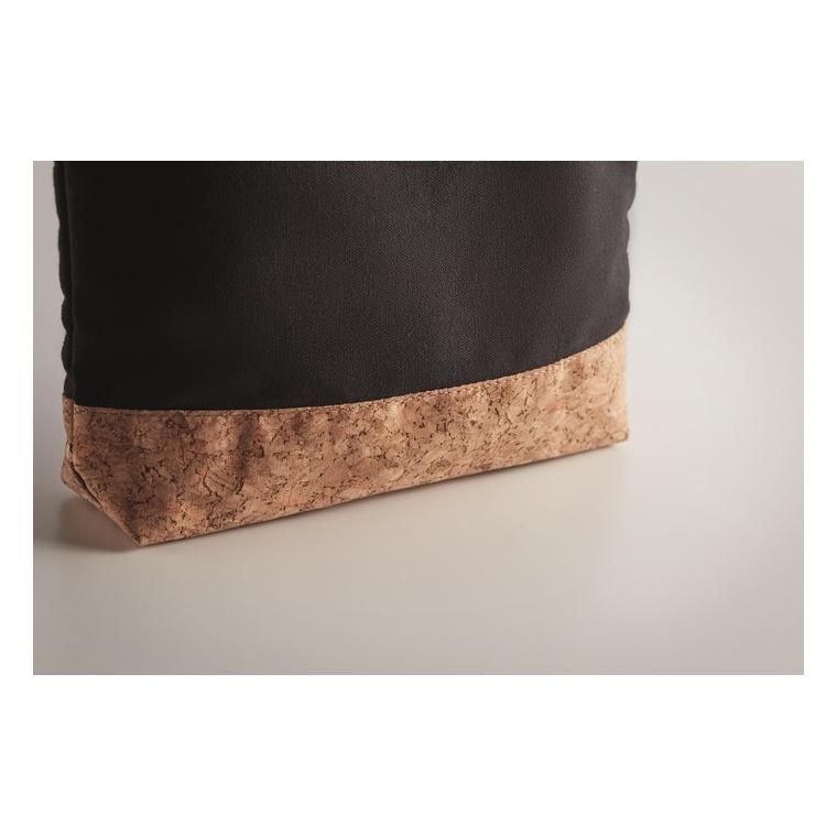 Geantă cosmetice, plută & bumbac PORTO BAG Negru