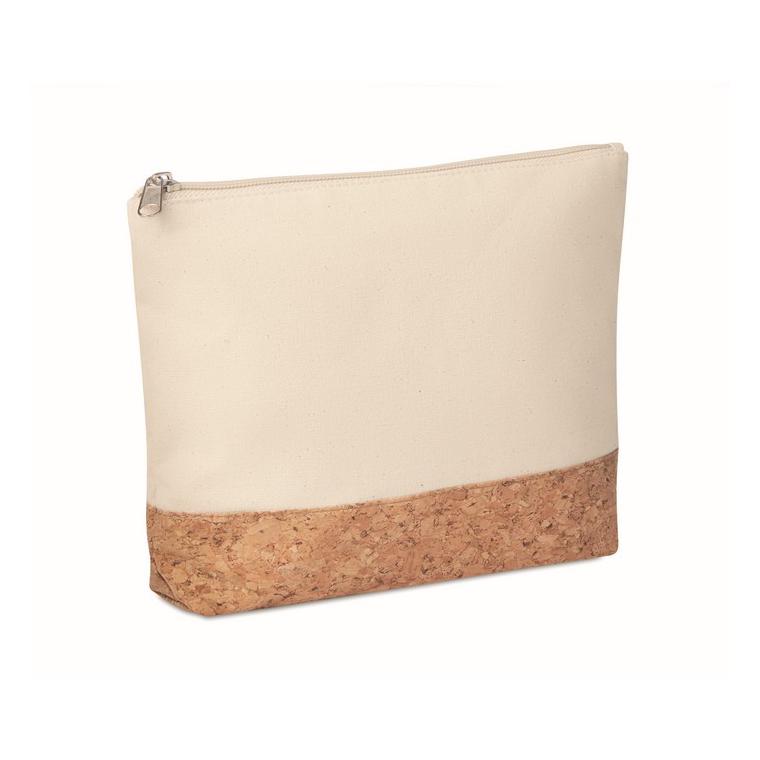 Geantă cosmetice, plută & bumbac PORTO BAG Bej