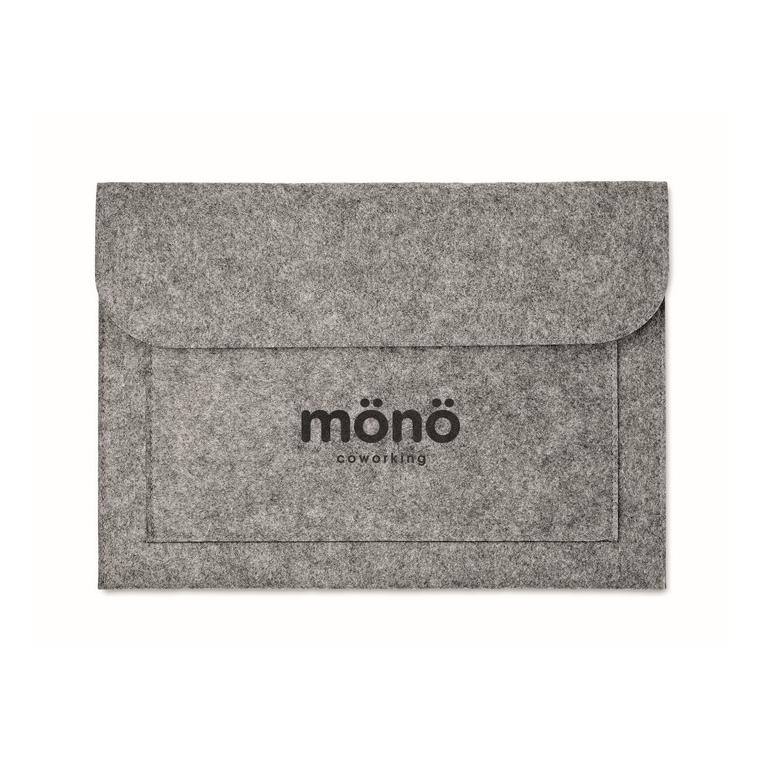 Husa pentru laptop din pâslă POUCHLO Gri