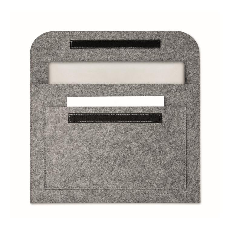 Husa pentru laptop din pâslă POUCHLO Gri