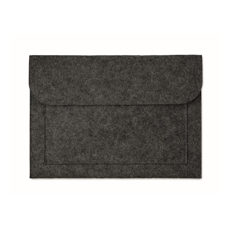 Husa pentru laptop din pâslă POUCHLO Gri închis