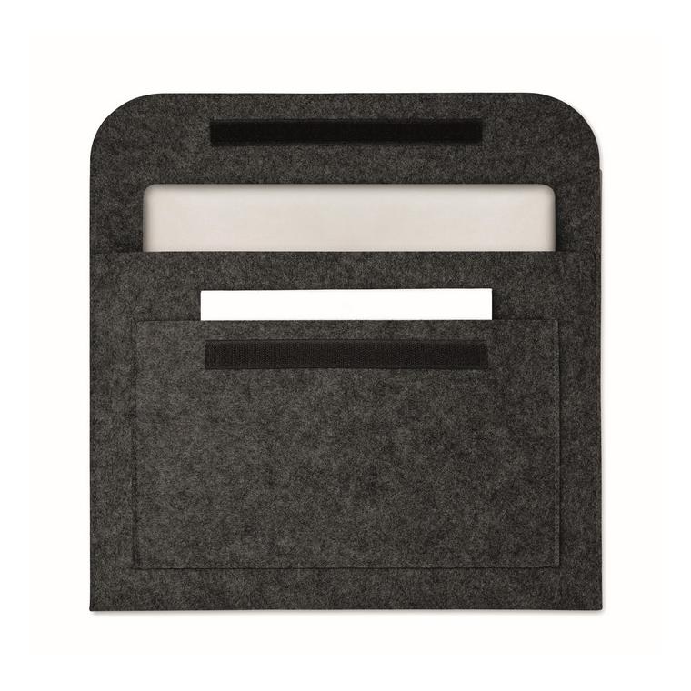 Husa pentru laptop din pâslă POUCHLO Gri închis