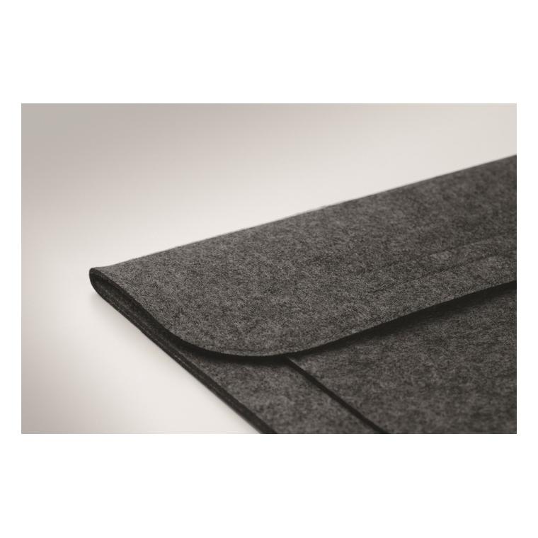 Husa pentru laptop din pâslă POUCHLO Gri închis