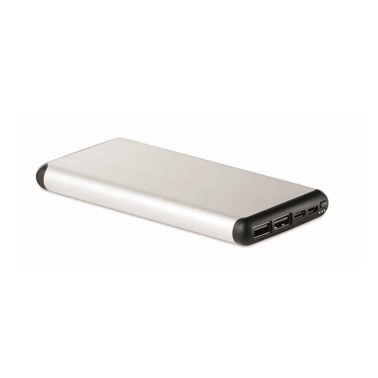 Powerbank 10000 cu ventuză SIUR POWER Argintiu mat