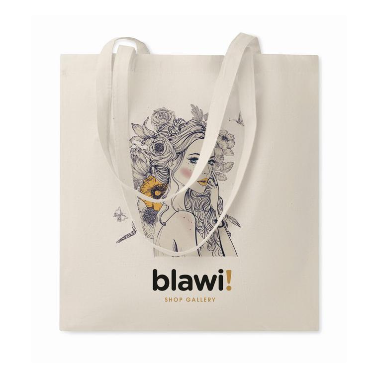 Sacoșă cumpărături din bumbac COTTONEL ++ Bej