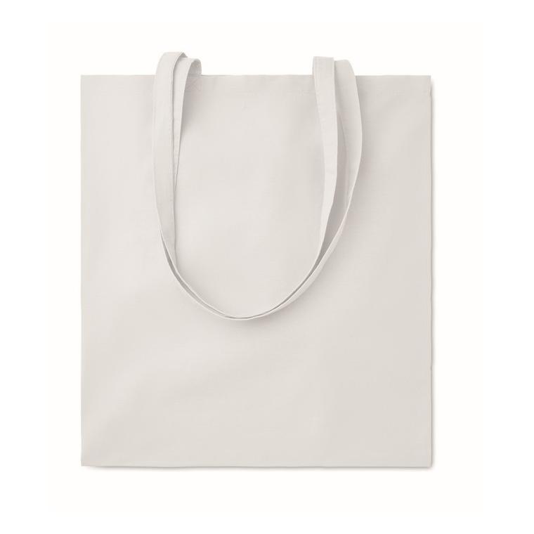 Sacoșă cumpărături din bumbac COTTONEL COLOUR ++ Alb