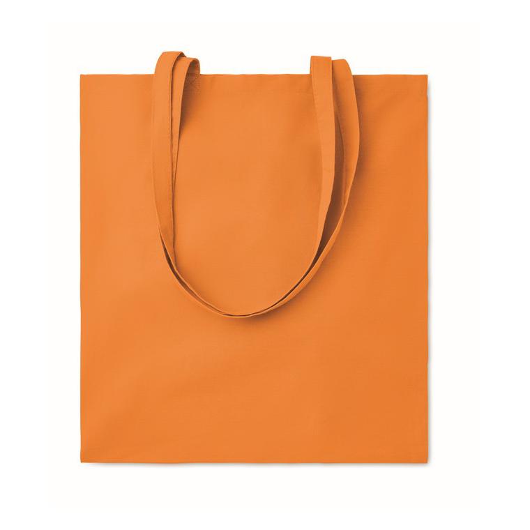 Sacoșă cumpărături din bumbac COTTONEL COLOUR ++ Portocaliu