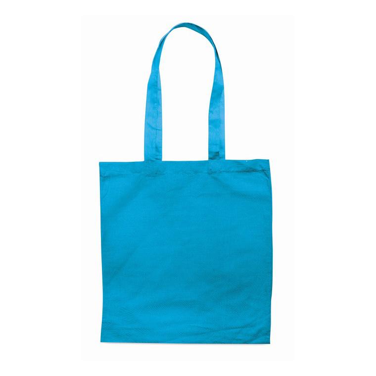 Sacoșă cumpărături din bumbac COTTONEL COLOUR ++ Turquoise