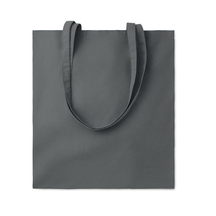 Sacoșă cumpărături din bumbac COTTONEL COLOUR ++ Gri închis