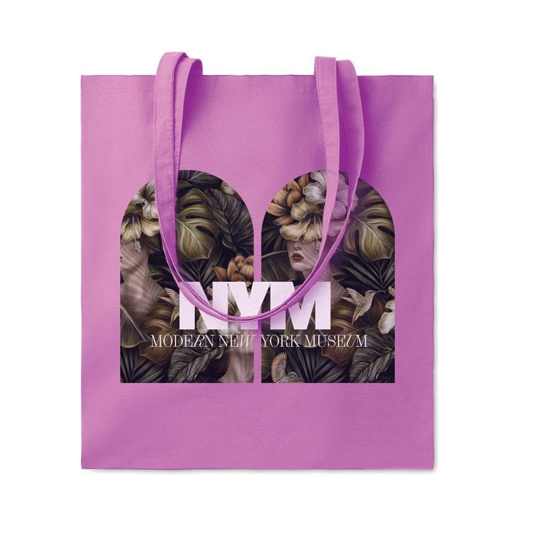 Sacoșă cumpărături din bumbac COTTONEL COLOUR ++ Violet