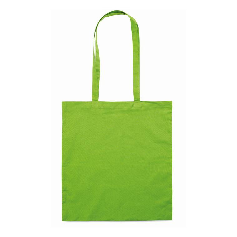 Sacoșă cumpărături din bumbac COTTONEL COLOUR ++ Lime