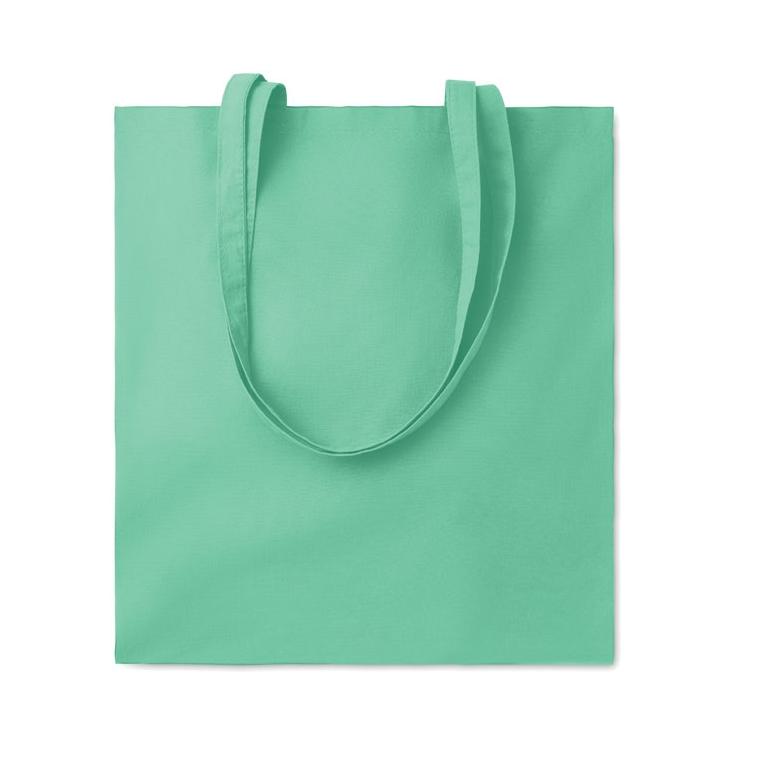 Sacoșă cumpărături din bumbac COTTONEL COLOUR ++ Verde mentă