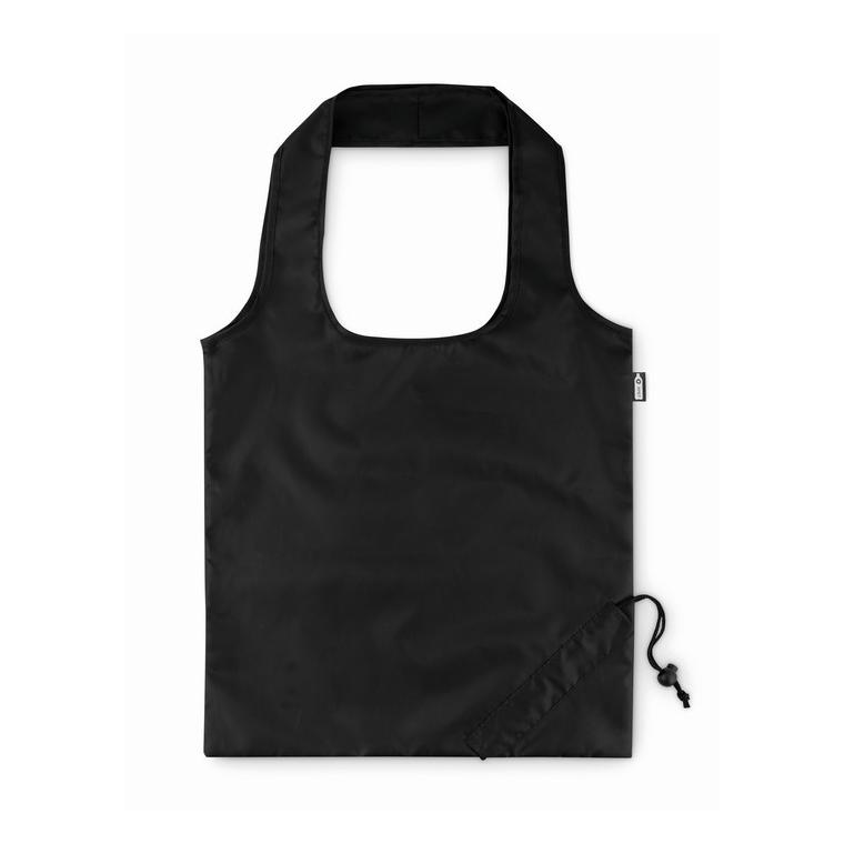 Sacoșă pliabilă din RPET FOLDPET Negru