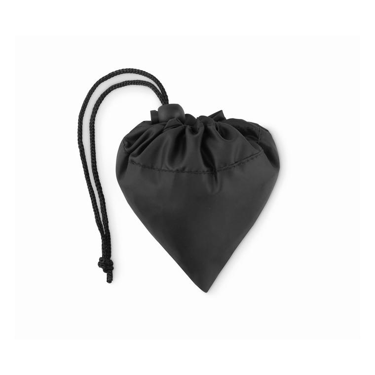 Sacoșă pliabilă din RPET FOLDPET Negru