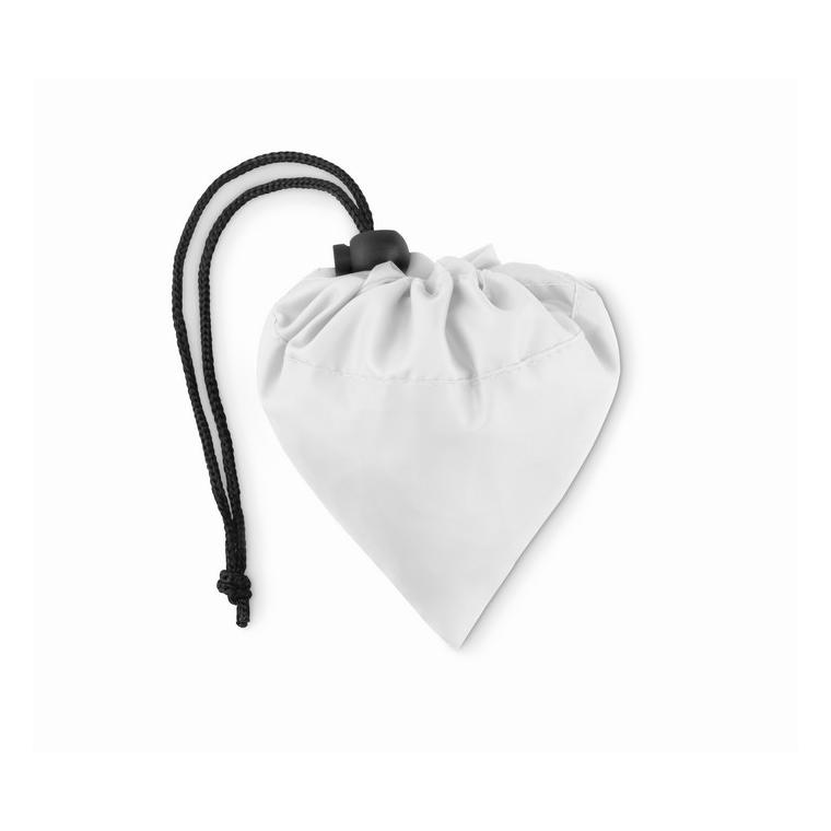 Sacoșă pliabilă din RPET FOLDPET Alb