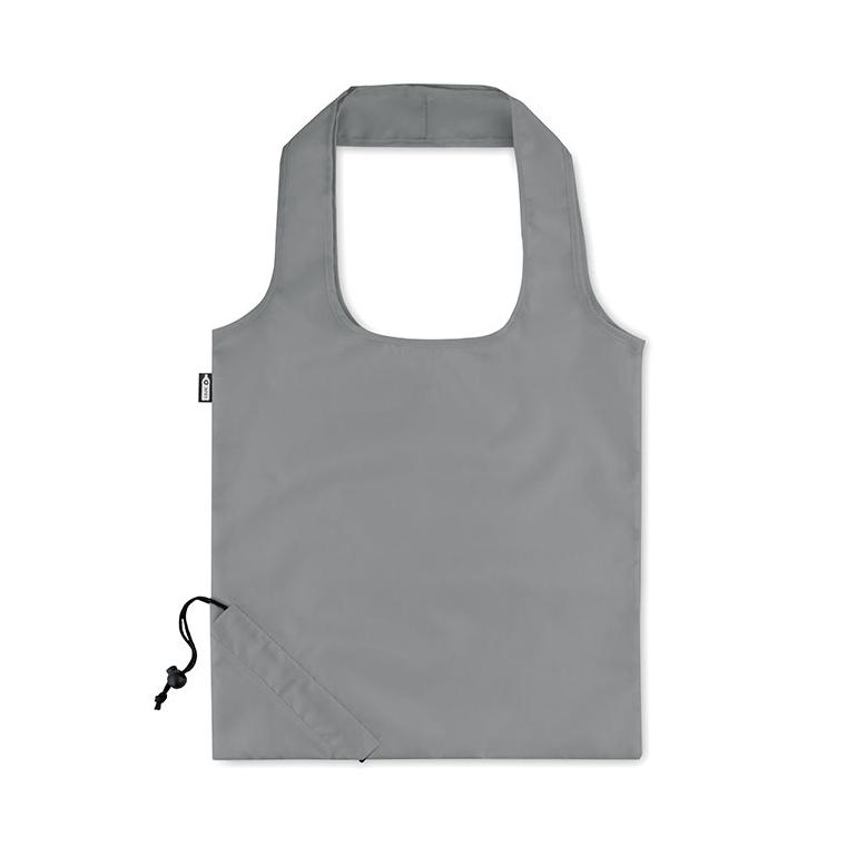 Sacoșă pliabilă din RPET FOLDPET Gri închis