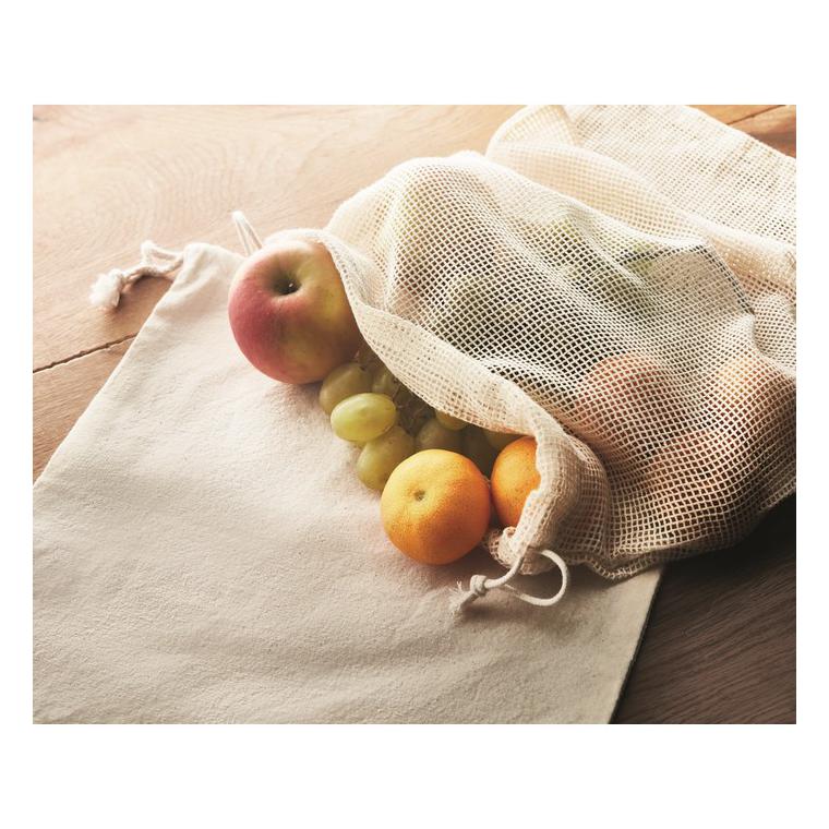 Pungă reutilizabilă VEGGIE Bej