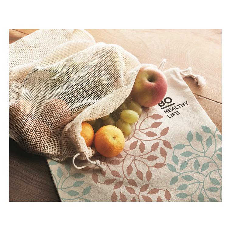 Pungă reutilizabilă VEGGIE Bej