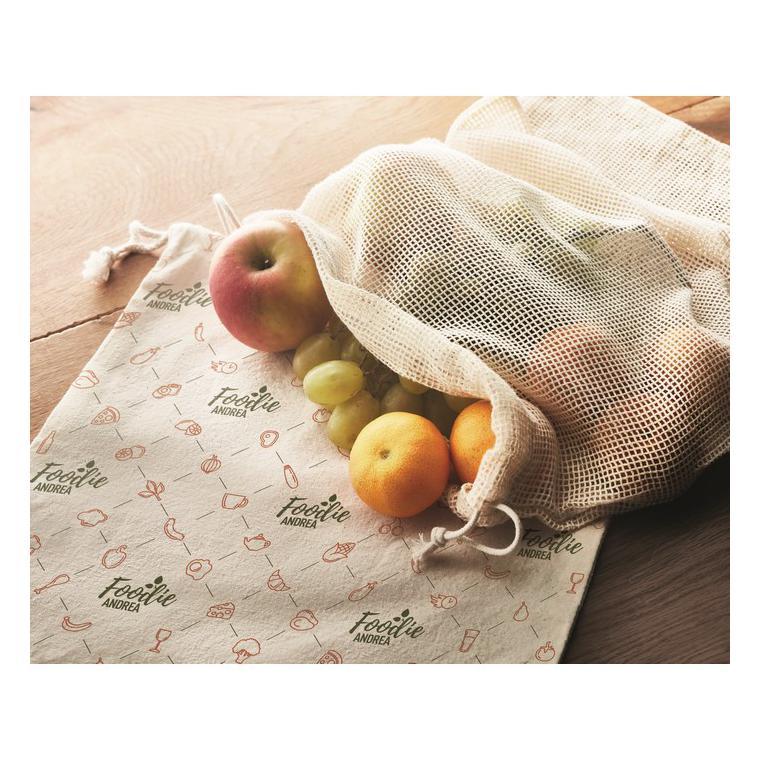 Pungă reutilizabilă VEGGIE Bej