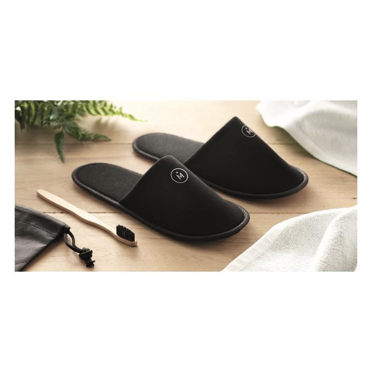 Periuță de dinți din bambus DENTOBRUSH Negru