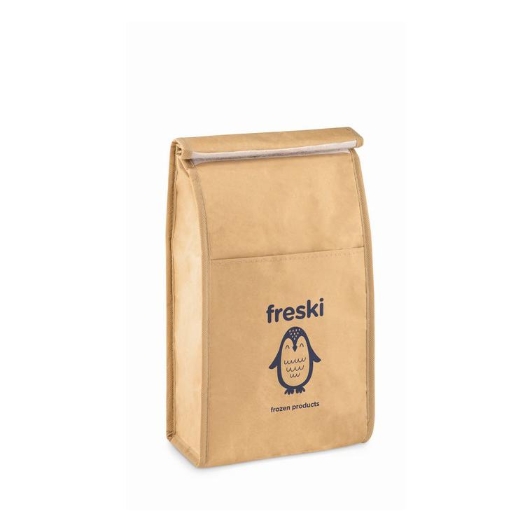 Pungă 3L din hârtie țesută PAPERLUNCH Bej