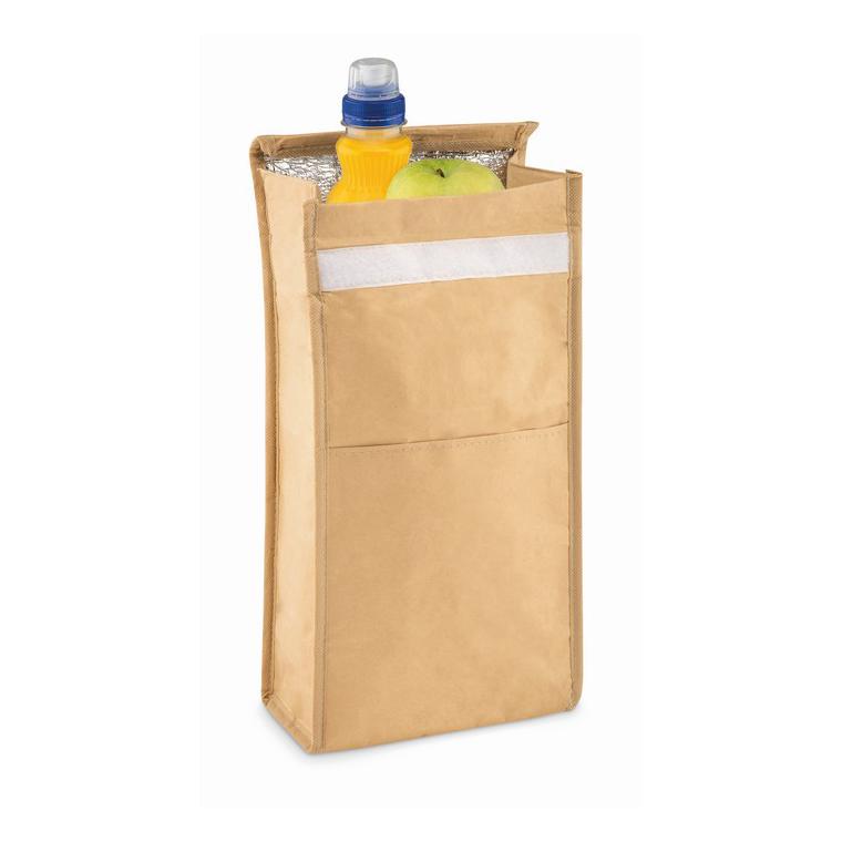 Pungă 3L din hârtie țesută PAPERLUNCH Bej