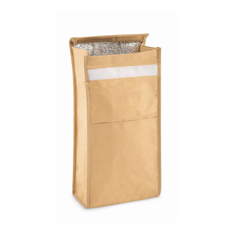 Pungă 3L din hârtie țesută PAPERLUNCH Bej