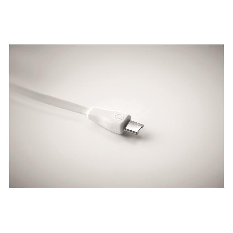 Cablu 3 în 1 din bambus CLAUER Natur