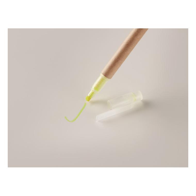 Pix cu marker 2 în 1 DUO PAPER Galben