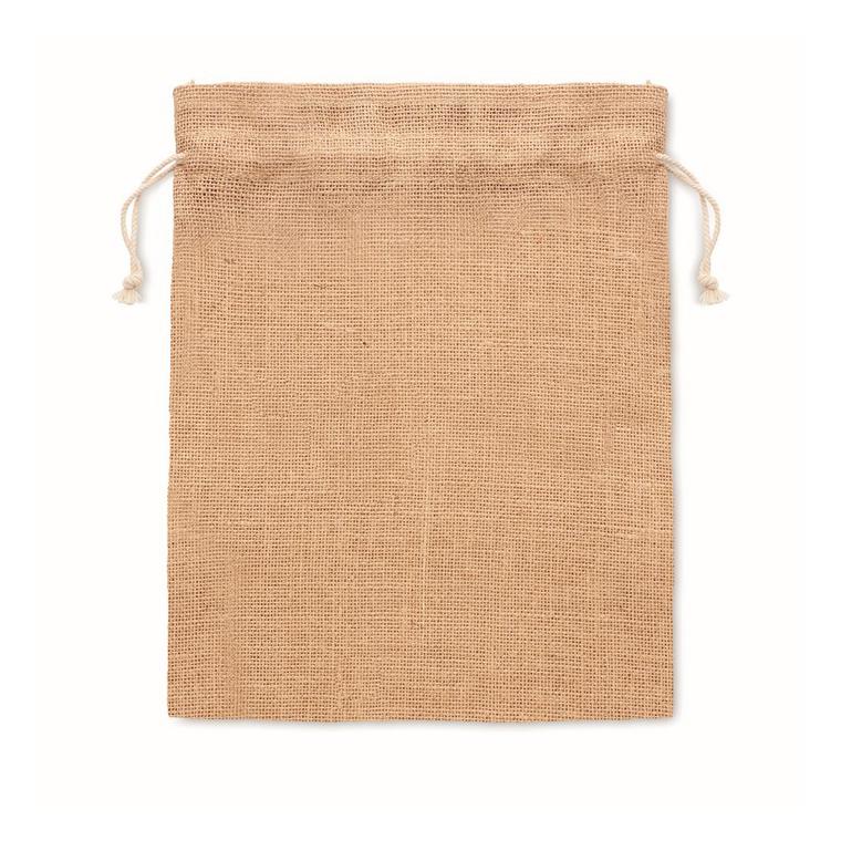 Săculeț cadouri de iută 25 x 32 cm JUTE MEDIUM Bej