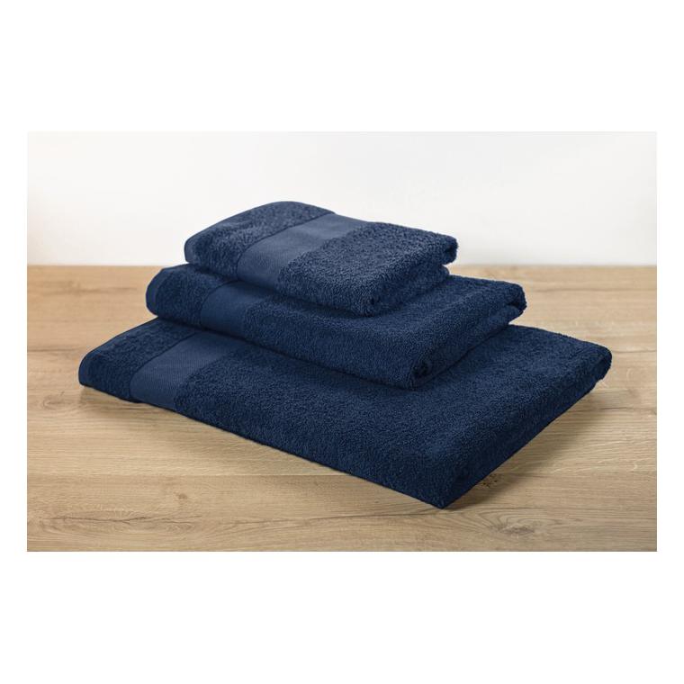 Prosop bumbac organic 100 x 50 cm TERRY Albastru