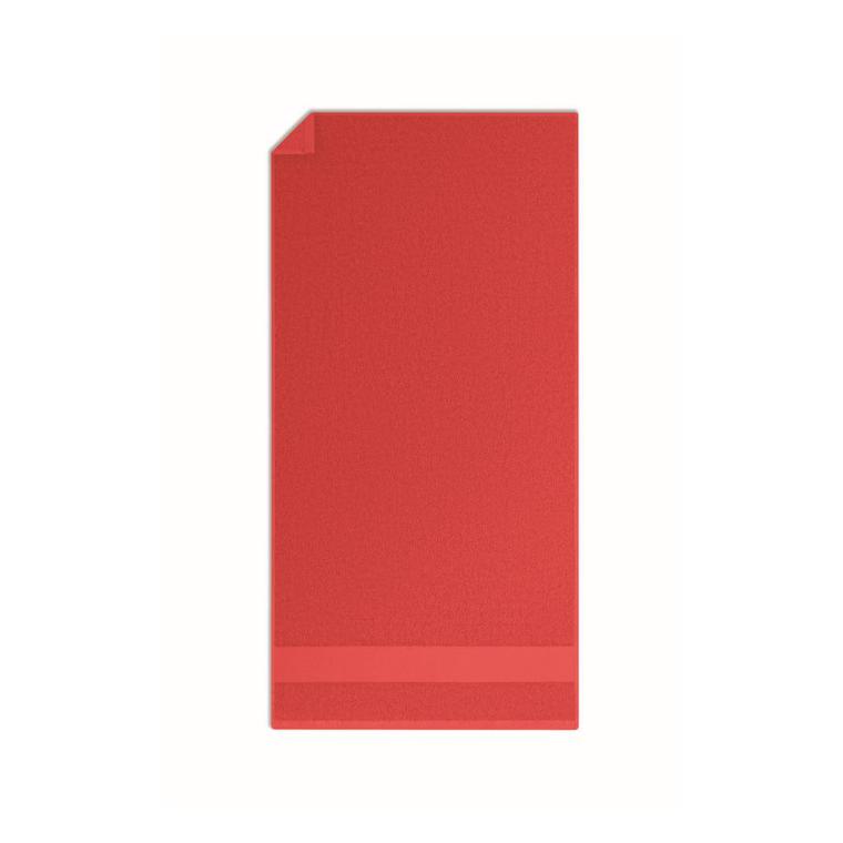 Prosop bumbac organic 100 x 50 cm TERRY Roșu