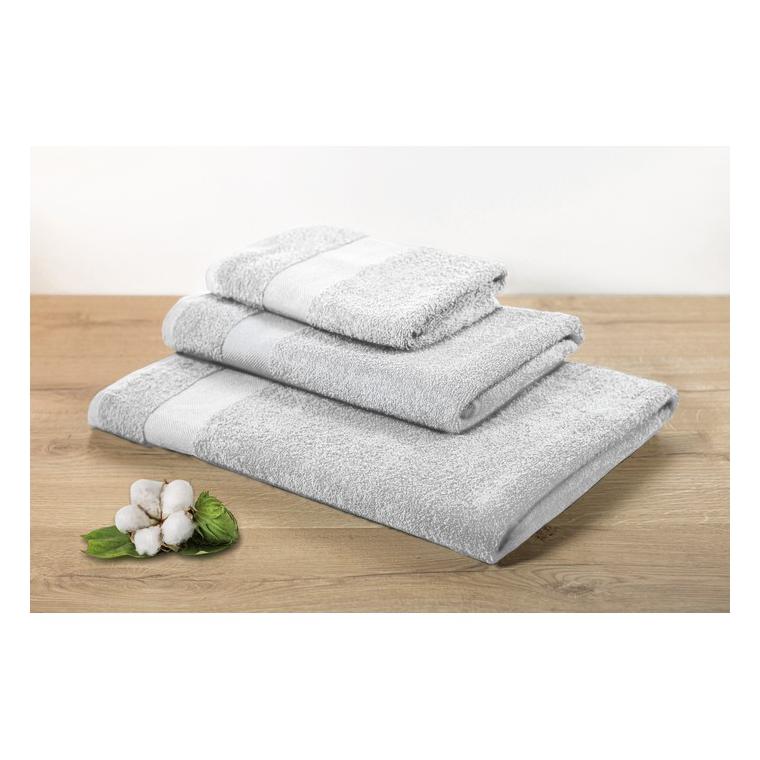 Prosop bumbac organic 100 x 50 cm TERRY Alb