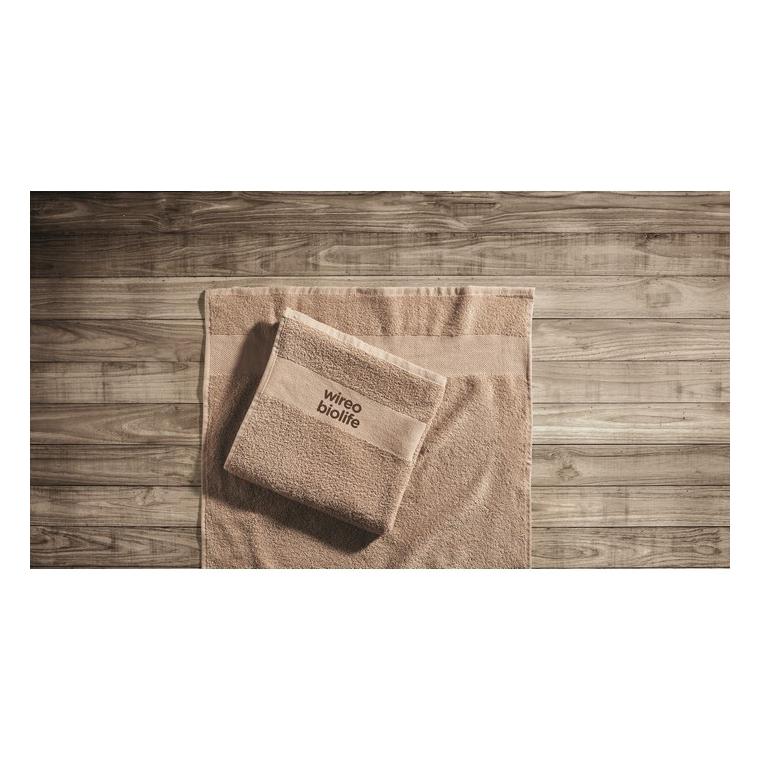 Prosop bumbac organic 100 x 50 cm TERRY Fildeș