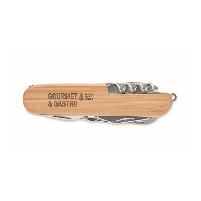 Briceag multifuncțional bambus LUCY LUX Natur