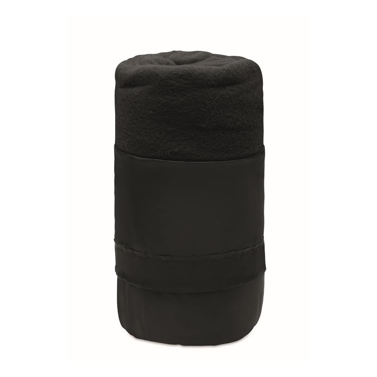 Pătură de călătorie, lână RPET MUSALA RPET Negru