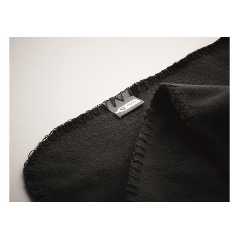 Pătură de călătorie, lână RPET MUSALA RPET Negru