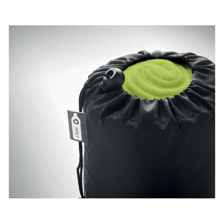 Pătură de călătorie, lână RPET MUSALA RPET Lime