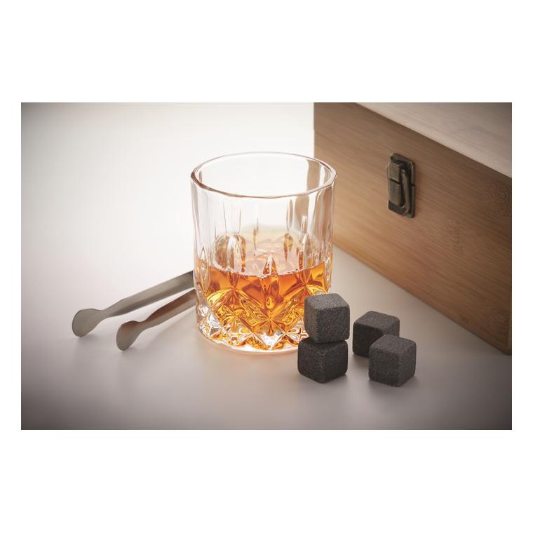 Set pentru whisky în cutie bambus INVERNESS Natur
